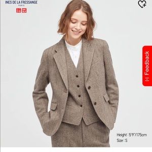 WOMEN TWEED JACKET AND VEST (INES DE LA FRESSANGE)